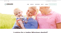 Desktop Screenshot of cholakisdental.com